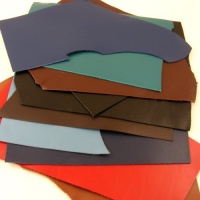 1.2-1.4mm Calf Leather Pieces Mixed 350g Pack